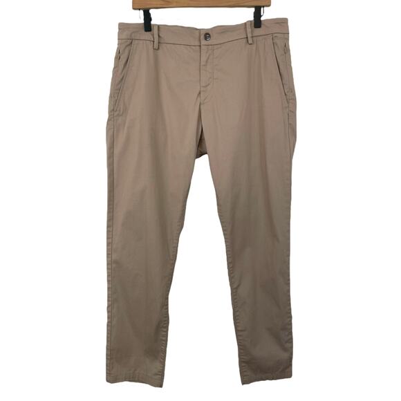 Birddog Pants Khaki 34 Waist x 29” Inseam (Altered) Performance Golf Office - Picture 6 of 16